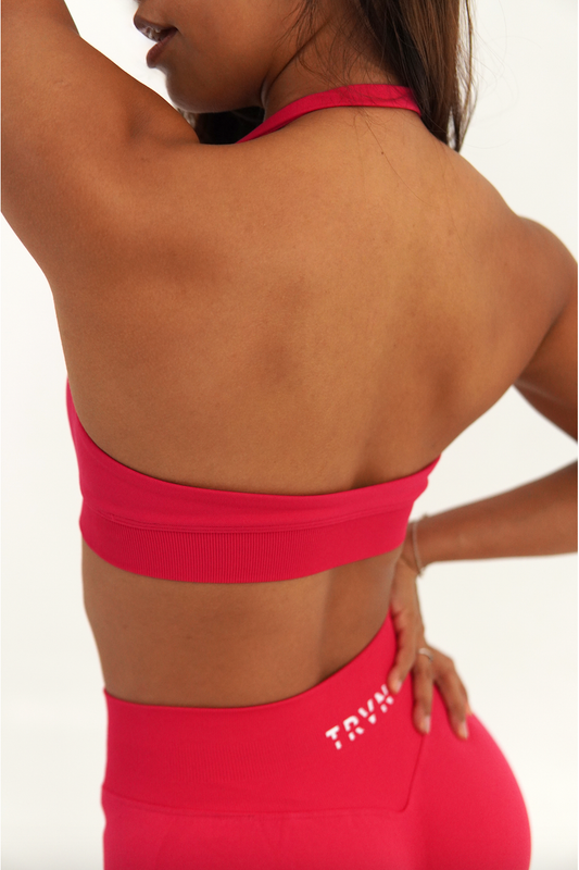 Bold Blush Halter Bra