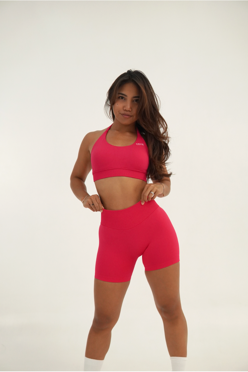 Bold Blush Halter Bra
