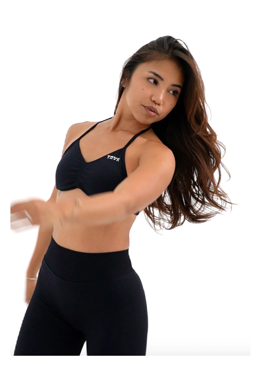 Obsidian Strappy Bra