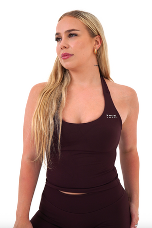 Mocha Halter Top