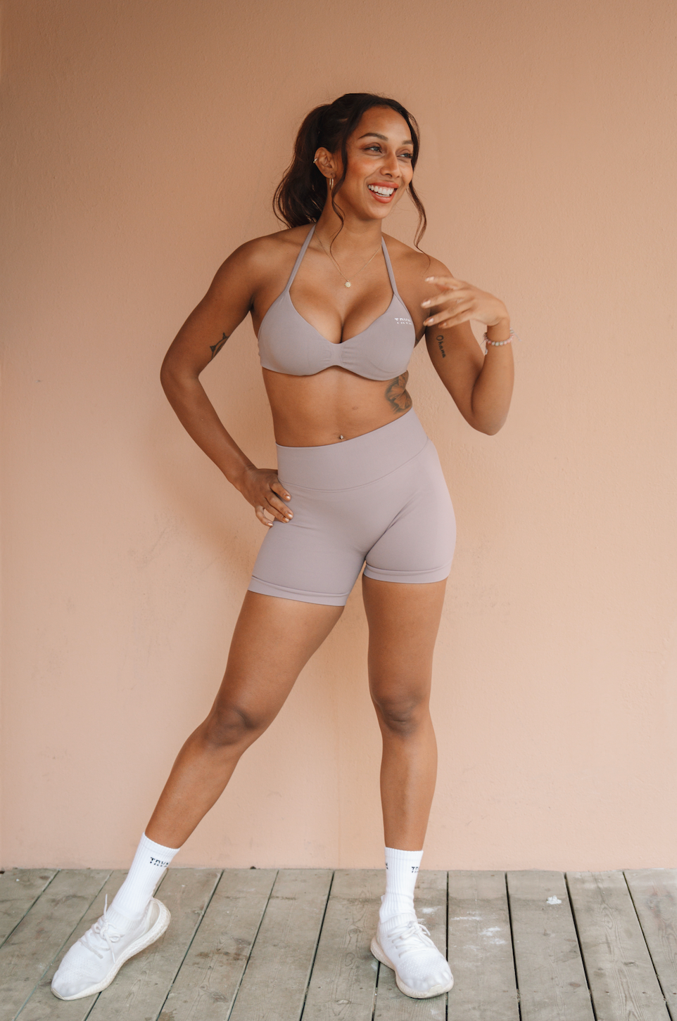 Greige Shorts