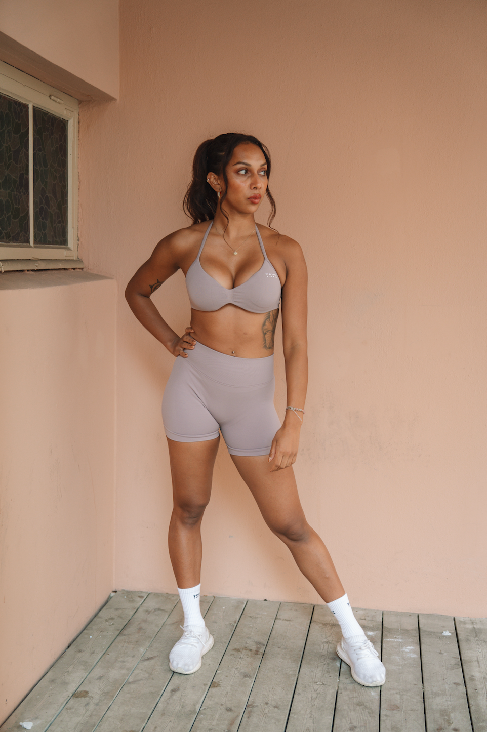 Greige Shorts