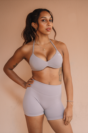 Greige Strappy Bra