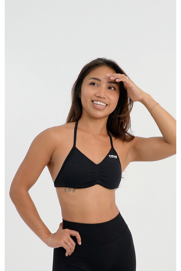 Obsidian Strappy Bra