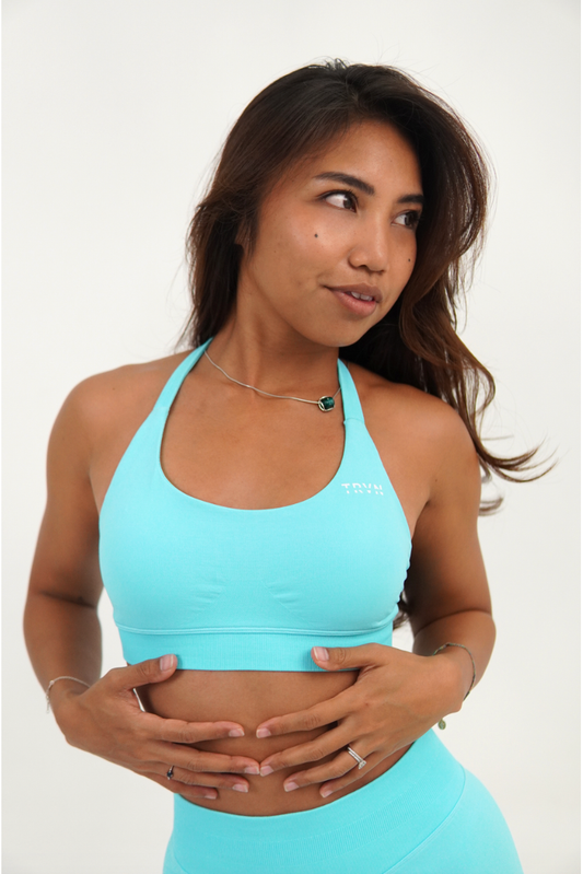 Fresh Mint Halter Bra