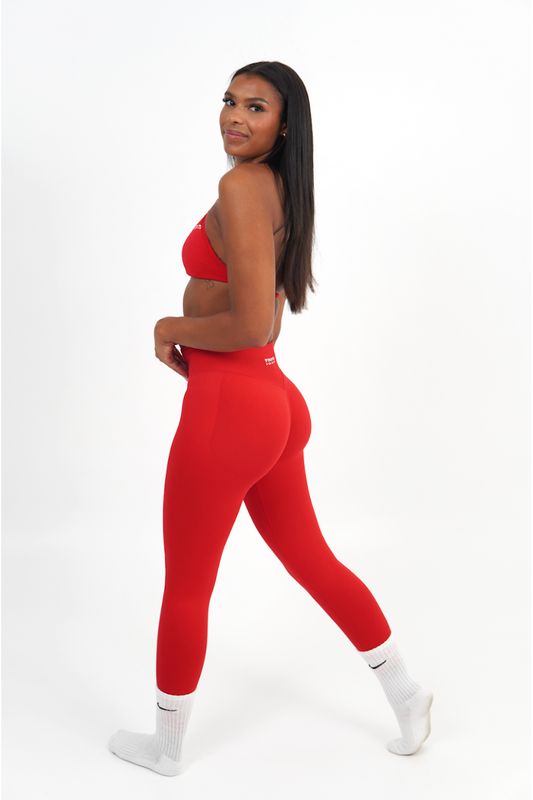 Red Velvet Leggings