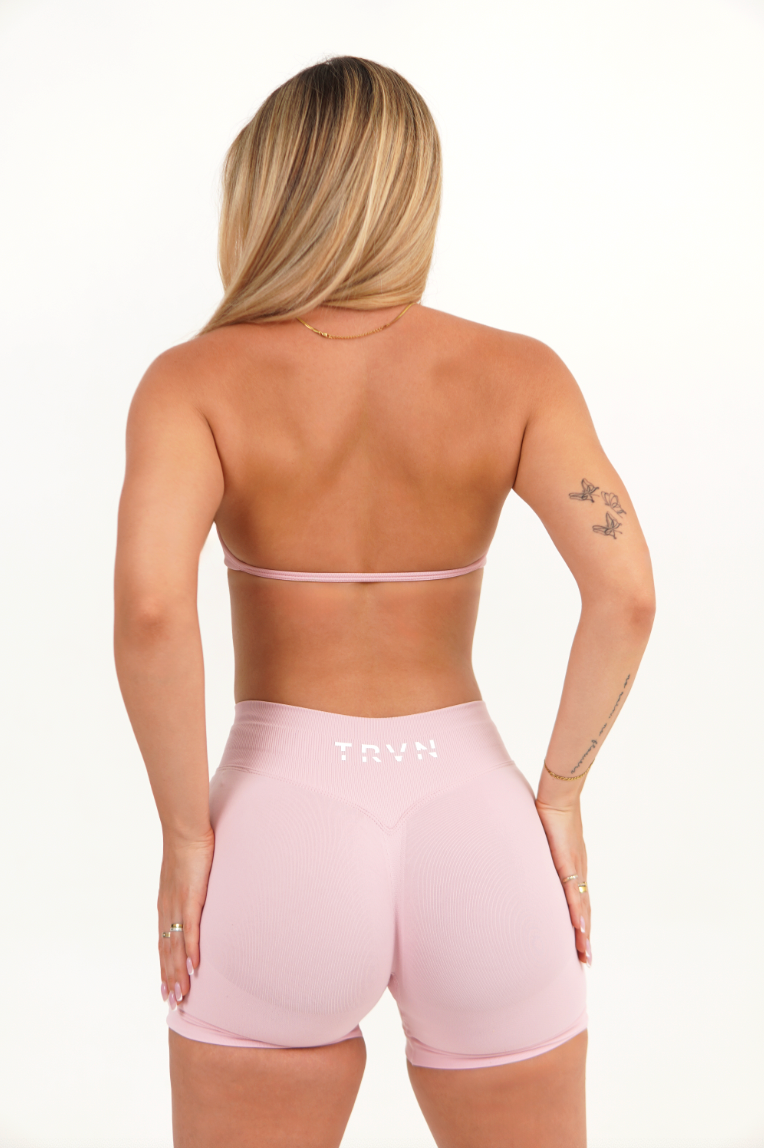 Cloud Rose Strappy Bra